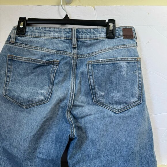 Hidden Jeans Bootcut Straight Jeans Raw Frayed Hem Mid Rise Waist Zip Pocket 29 - Picture 7 of 16